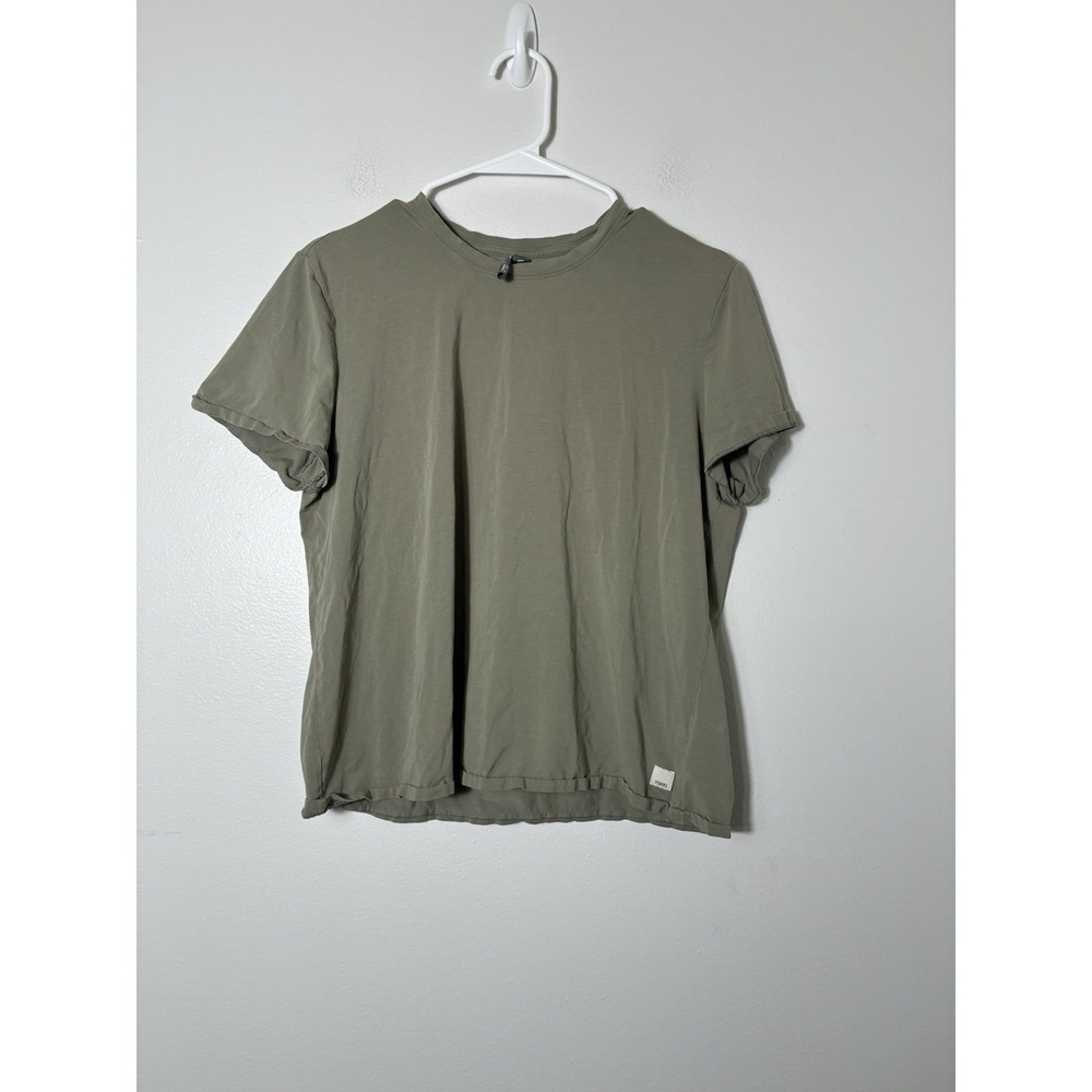 Vuori Short Sleeve Cotton Tshirt Sz Small Green Casual Everyday